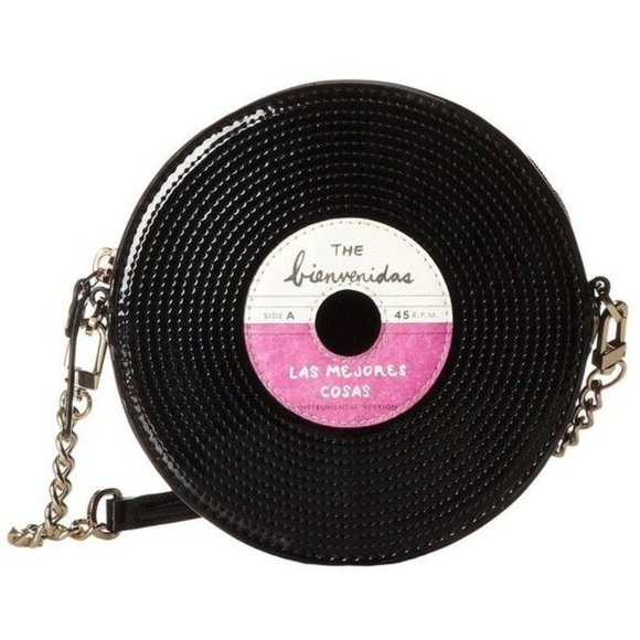 Kate Spade Vintage Vinyl Record Crossbody Bag